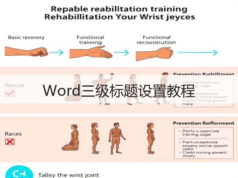 Word三级标题设置教程