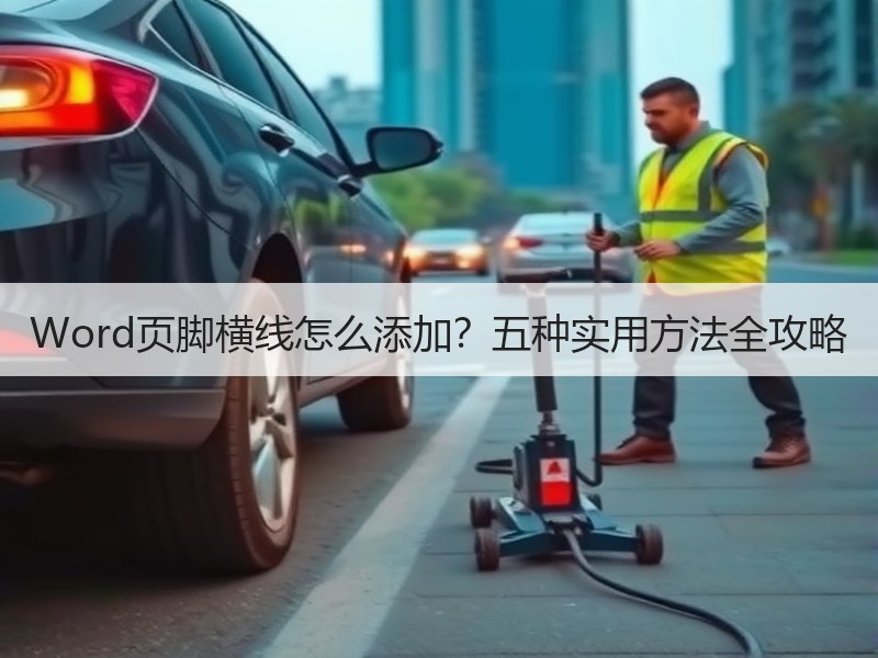 Word页脚横线怎么添加？五种实用方法全