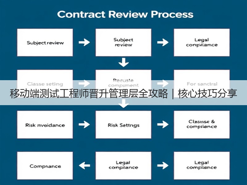 移动端测试工程师晋升管理层全攻略｜核心技