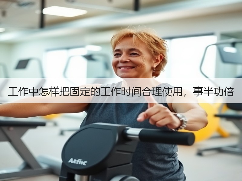 工作中怎样把固定的工作时间合理使用，事半