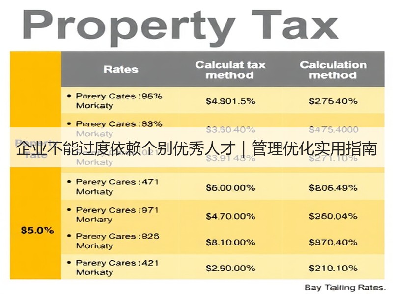 企业不能过度依赖个别优秀人才｜管理优化实