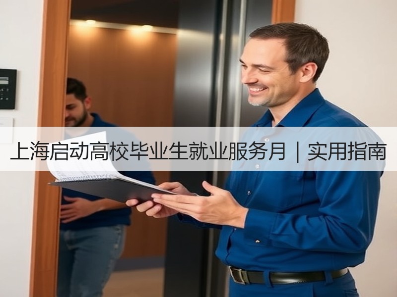 上海启动高校毕业生就业服务月｜实用指南