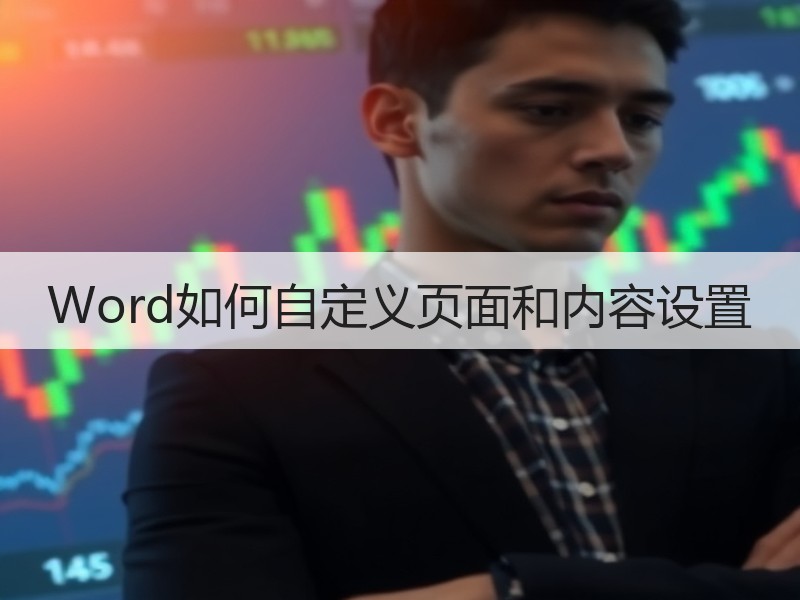 Word如何自定义页面和内容设置