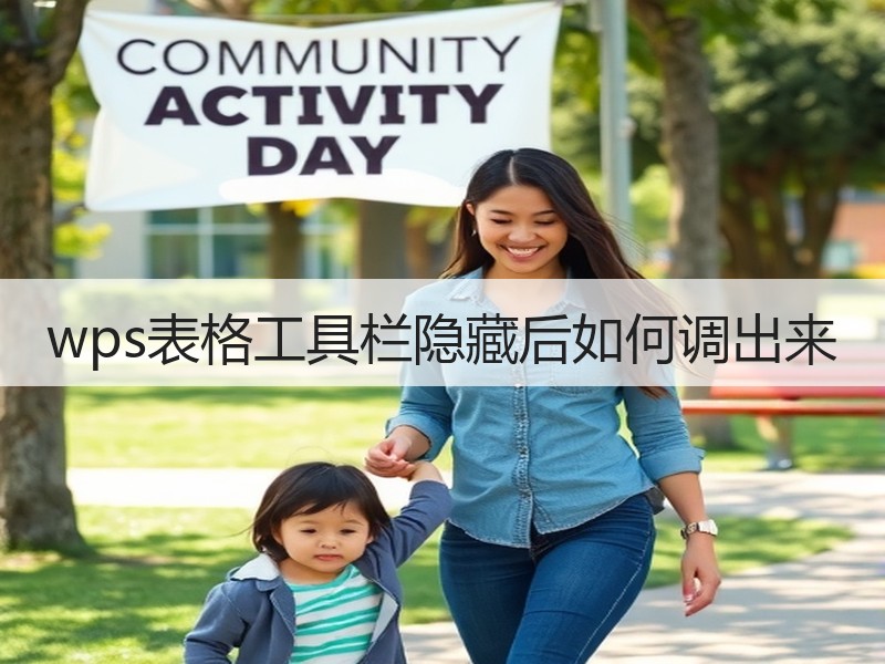 wps表格工具栏隐藏后如何调出来