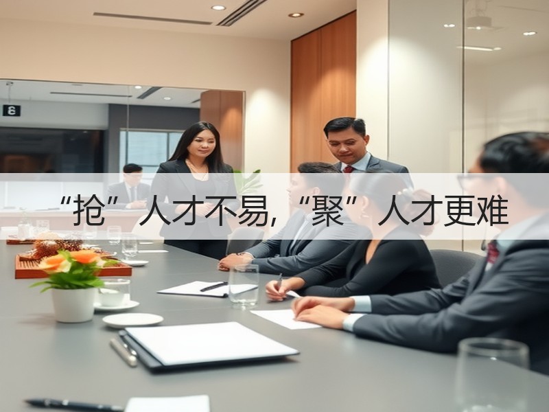 “抢”人才不易,“聚”人才更难