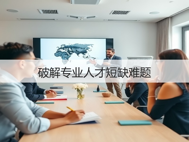 破解专业人才短缺难题