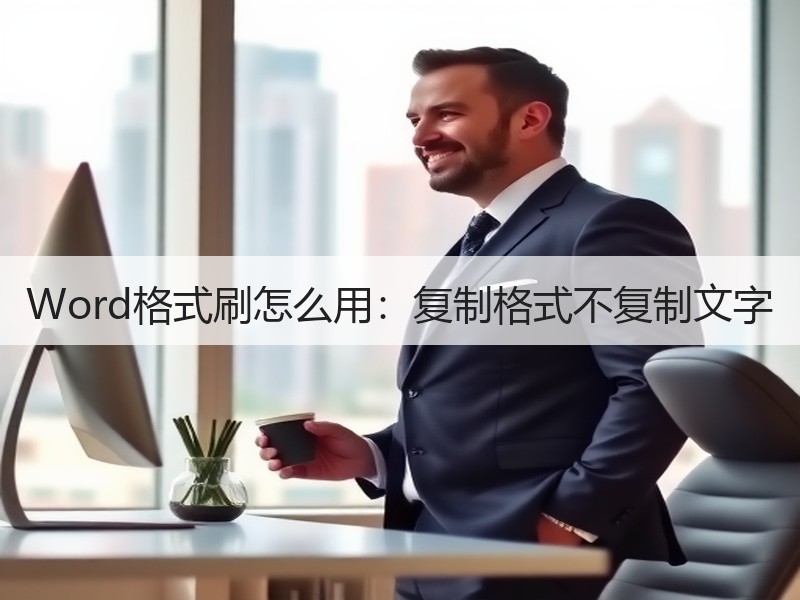 Word格式刷怎么用：复制格式不复制文字
