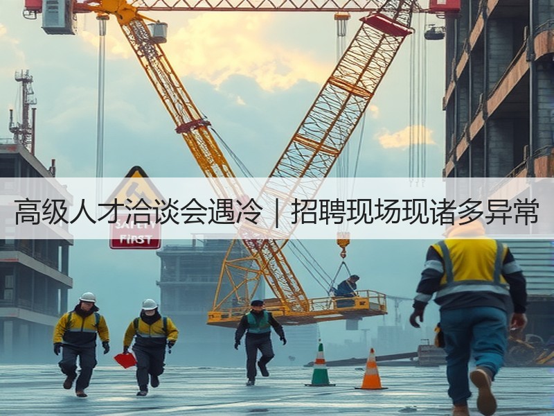 高级人才洽谈会遇冷｜招聘现场现诸多异常