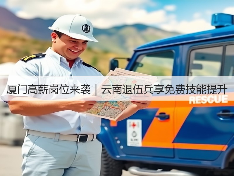 厦门高薪岗位来袭｜云南退伍兵享免费技能提
