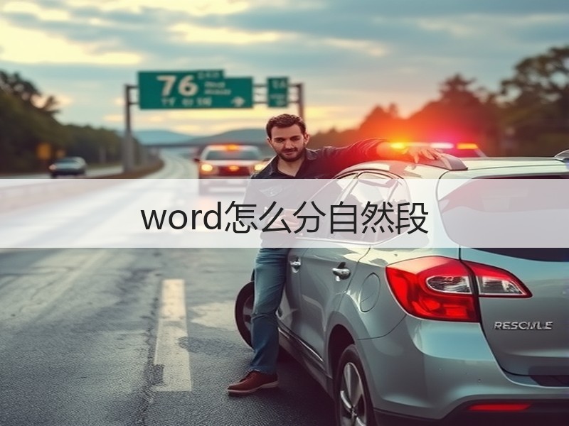 word怎么分自然段