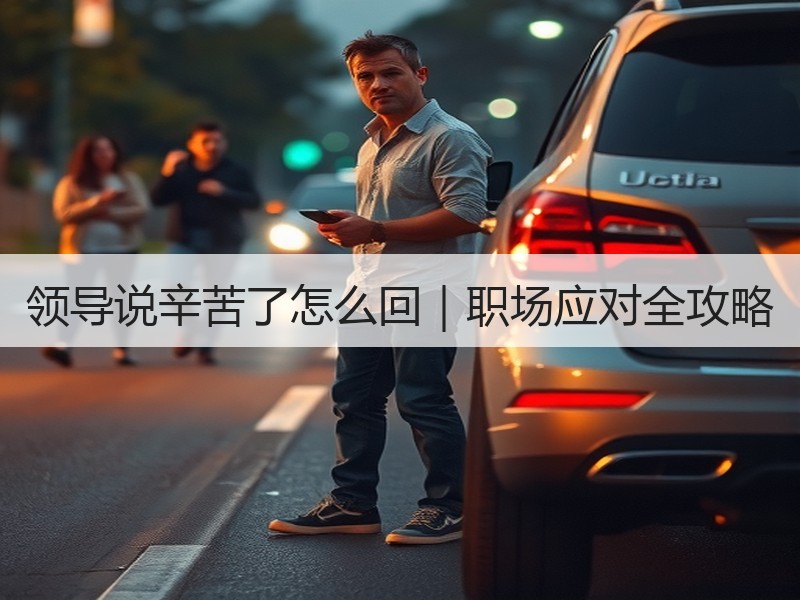 领导说辛苦了怎么回｜职场应对全攻略