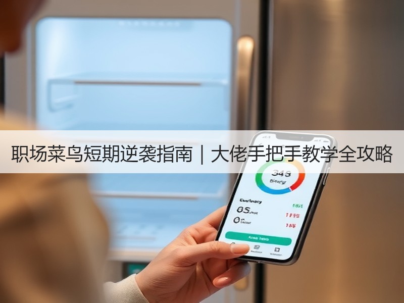 职场菜鸟短期逆袭指南｜大佬手把手教学全攻