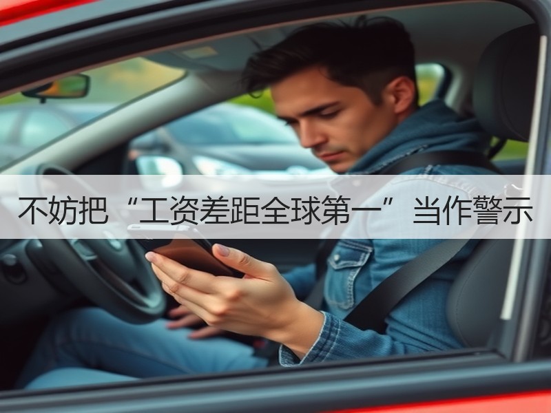 不妨把“工资差距全球第一”当作警示