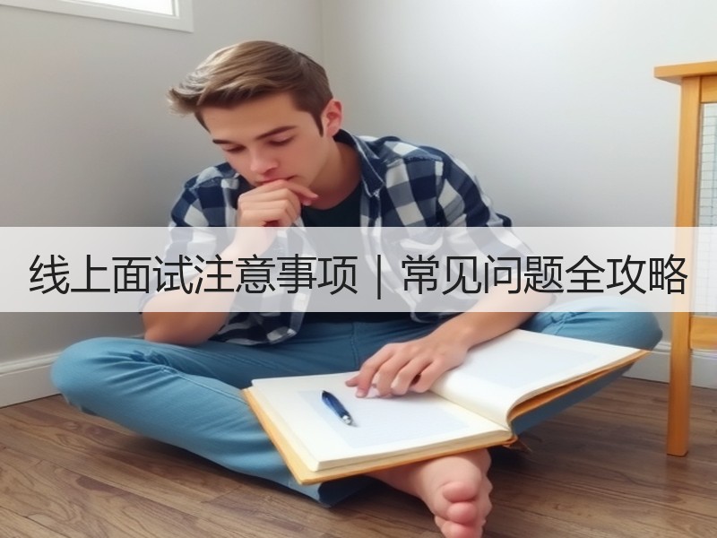 线上面试注意事项｜常见问题全攻略