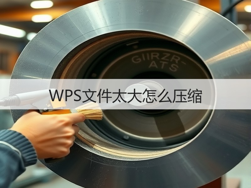 WPS文件太大怎么压缩