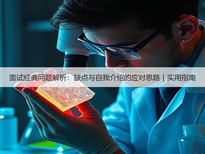 面试经典问题解析：缺点与自我介绍的应对思