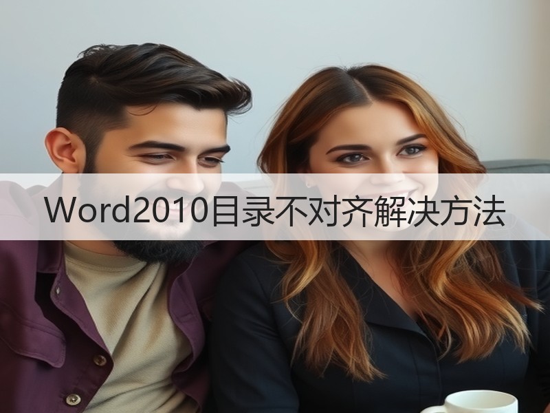 Word2010目录不对齐解决方法