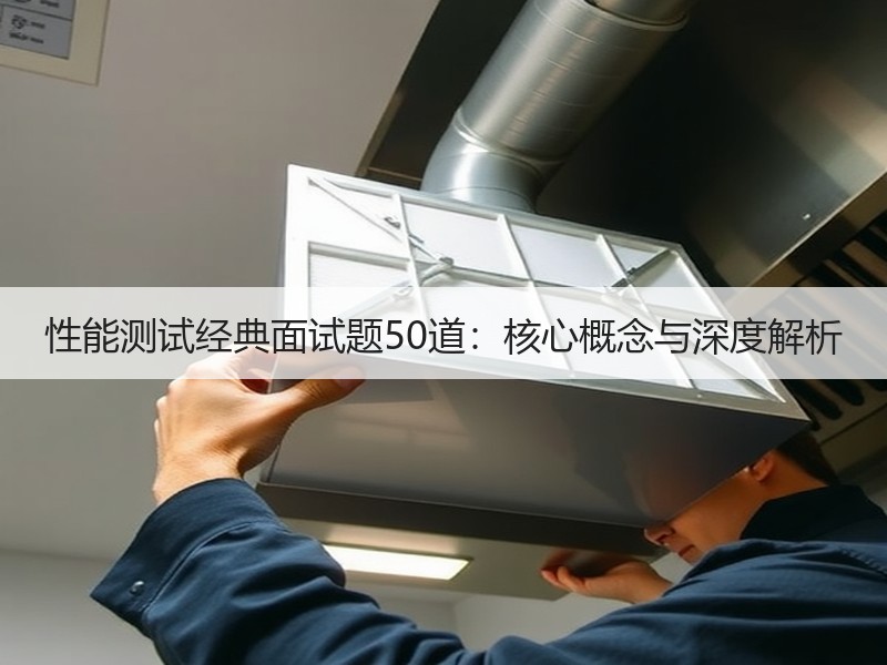 性能测试经典面试题50道：核心概念与深度