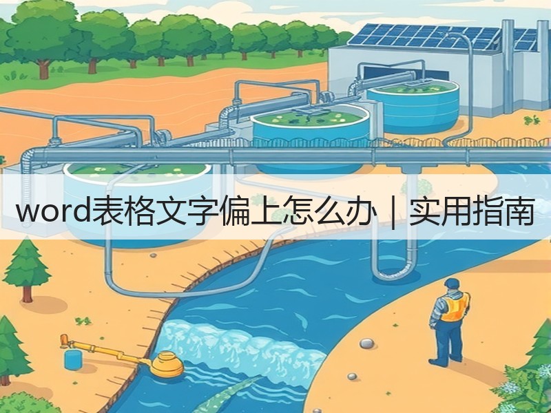 word表格文字偏上怎么办｜实用指南