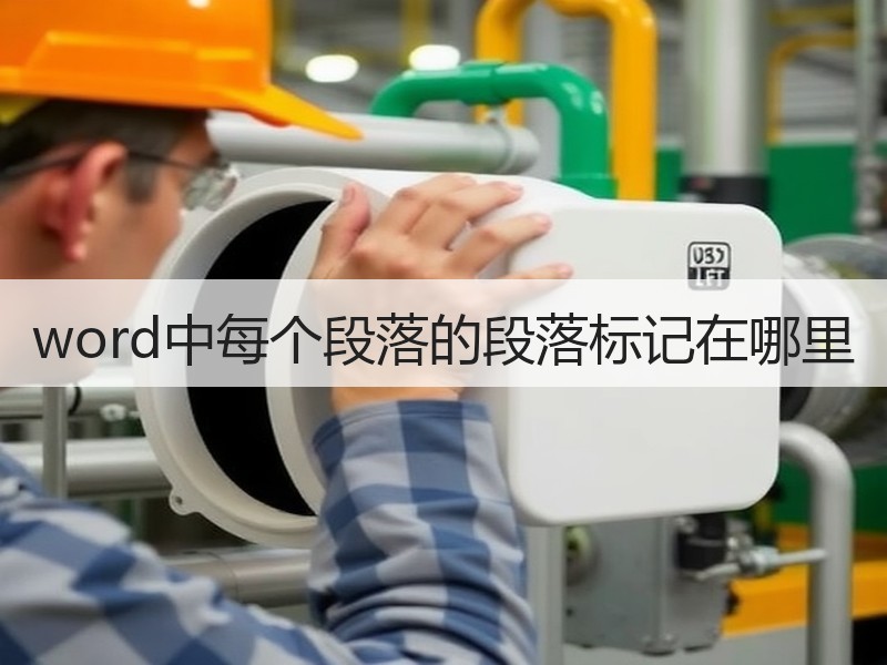 word中每个段落的段落标记在哪里