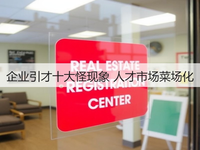 企业引才十大怪现象 人才市场菜场化