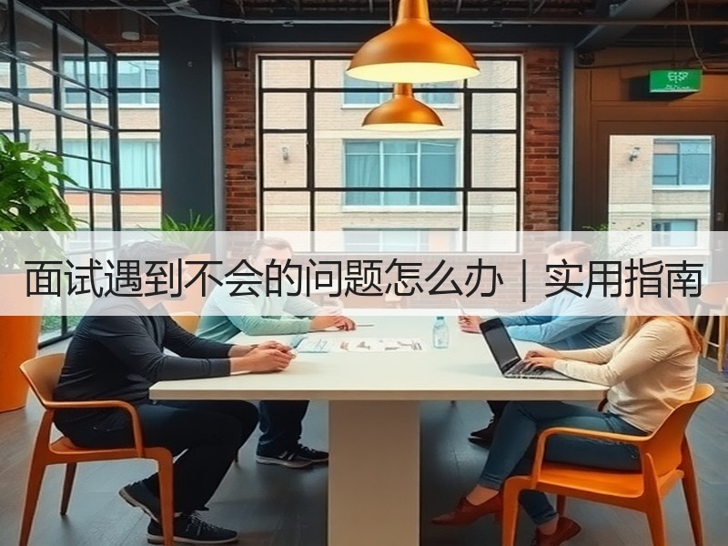 面试遇到不会的问题怎么办｜实用指南