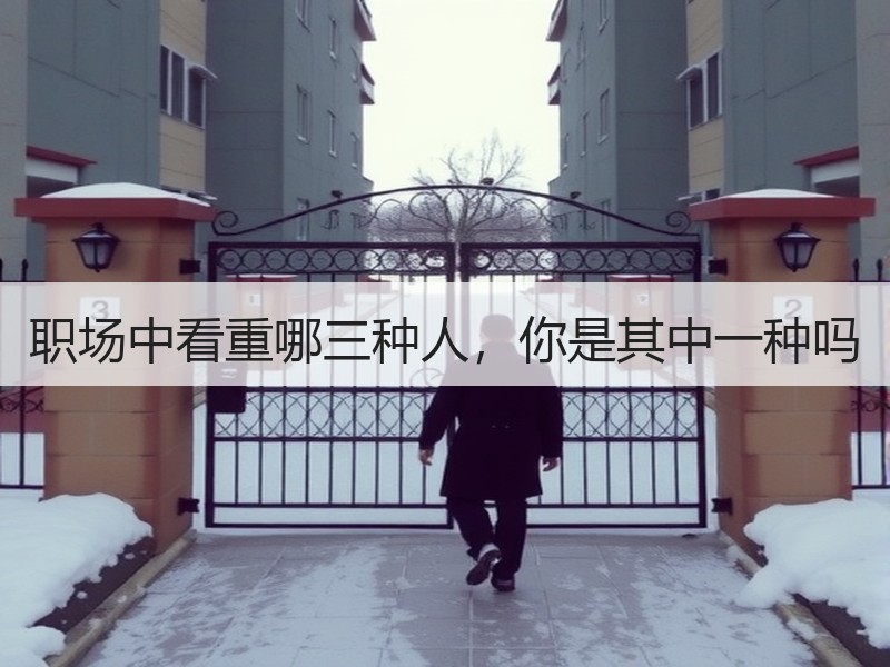 职场中看重哪三种人，你是其中一种吗