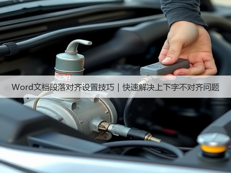 Word文档段落对齐设置技巧｜快速解决上