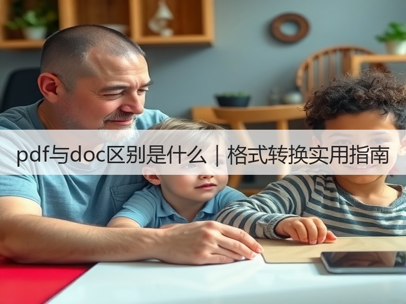 pdf与doc区别是什么｜格式转换实用指