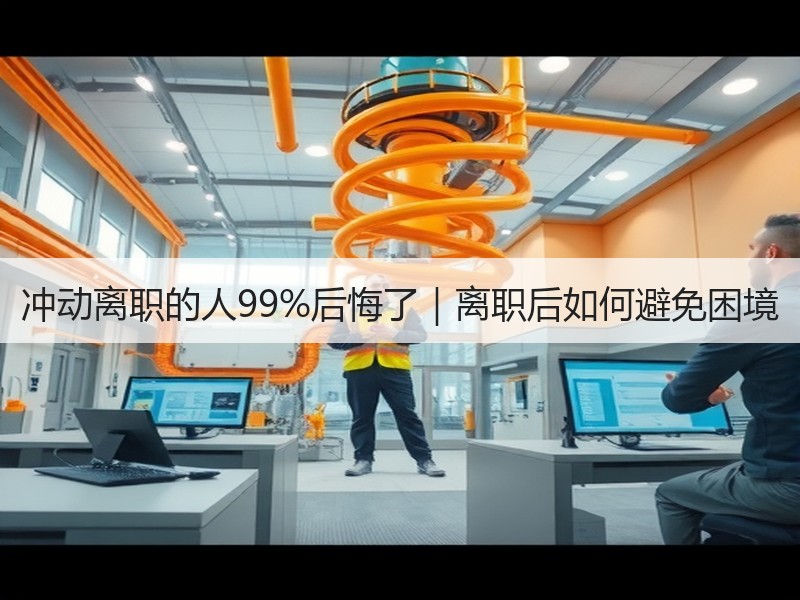 冲动离职的人99%后悔了｜离职后如何避免