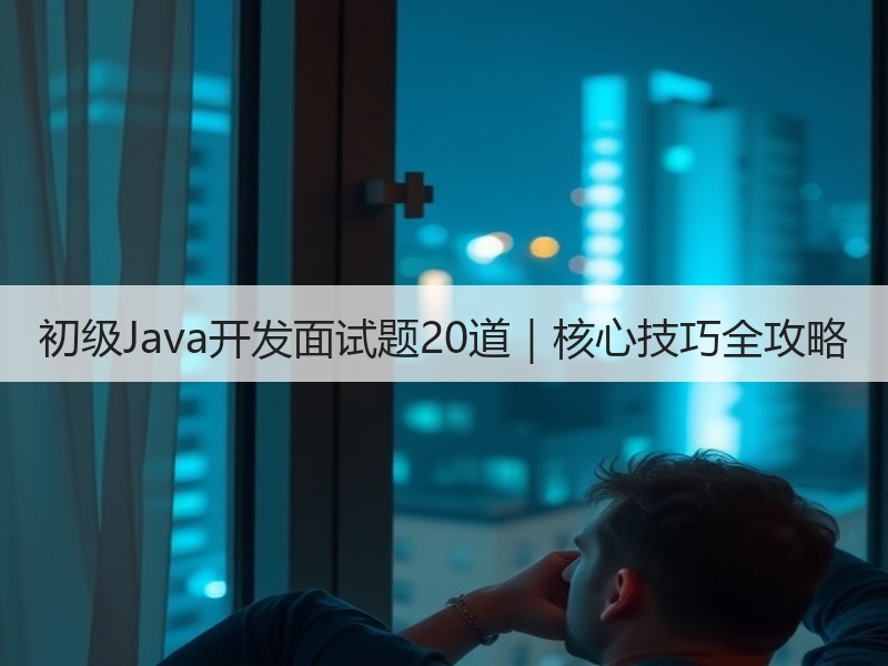 初级Java开发面试题20道｜核心技巧全
