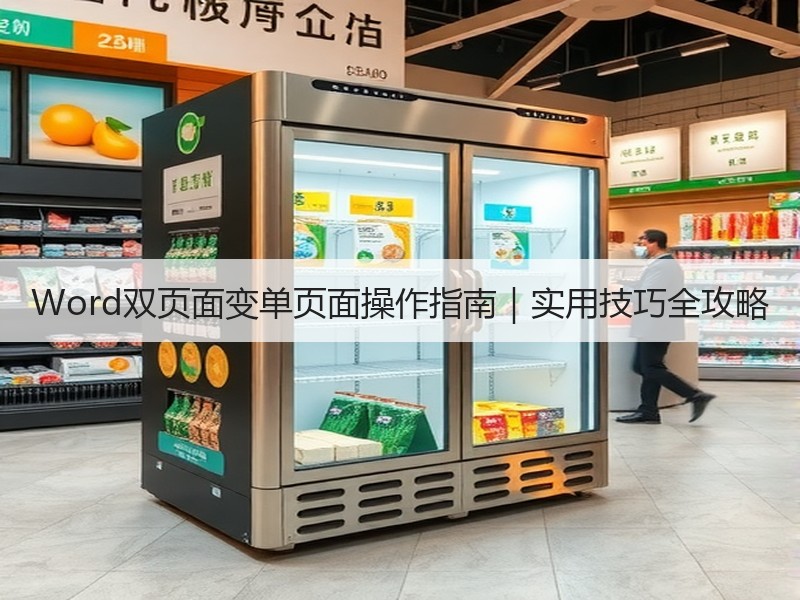 Word双页面变单页面操作指南｜实用技巧