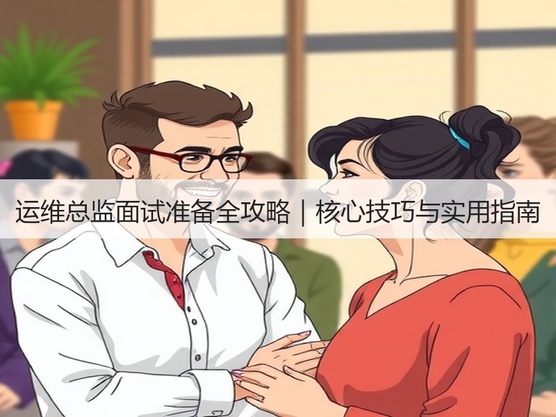 运维总监面试准备全攻略｜核心技巧与实用指
