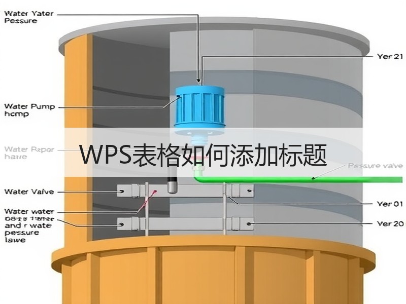 WPS表格如何添加标题