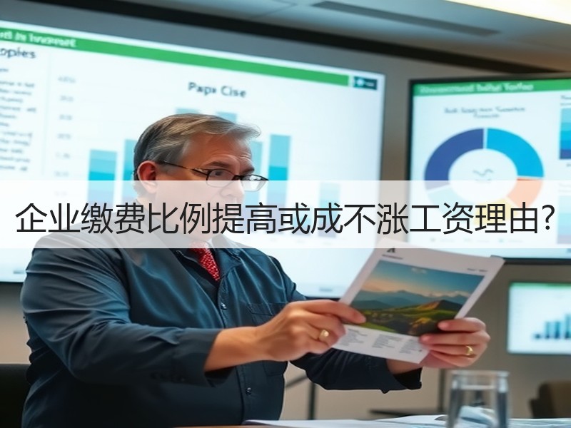 企业缴费比例提高或成不涨工资理由?