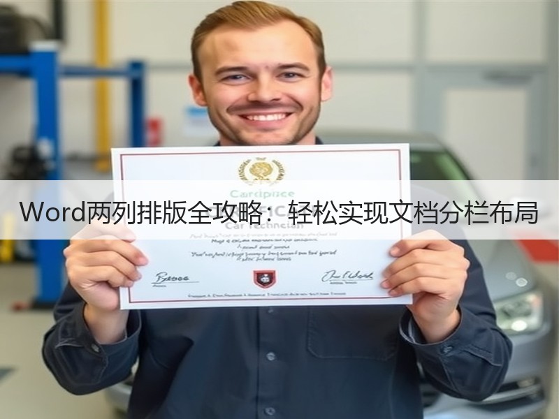 Word两列排版全攻略：轻松实现文档分栏