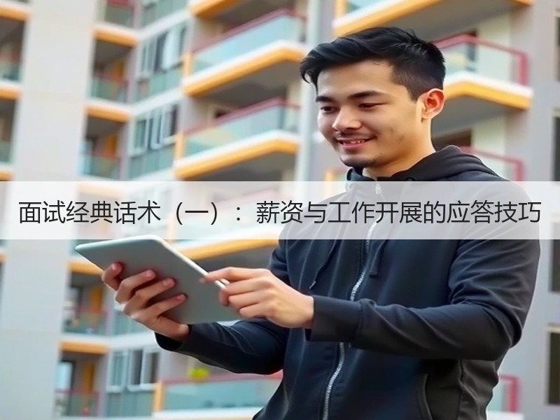 面试经典话术（一）：薪资与工作开展的应答