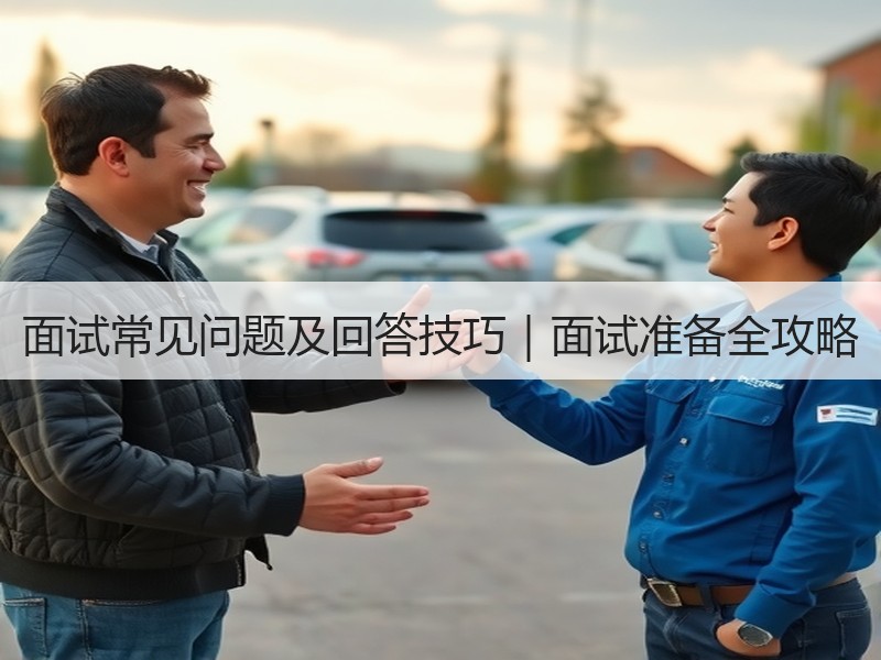 面试常见问题及回答技巧｜面试准备全攻略