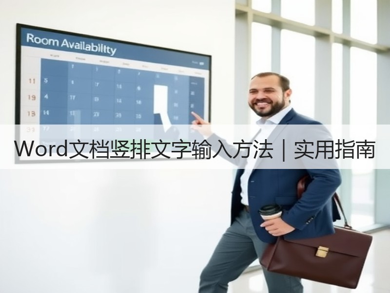Word文档竖排文字输入方法｜实用指南