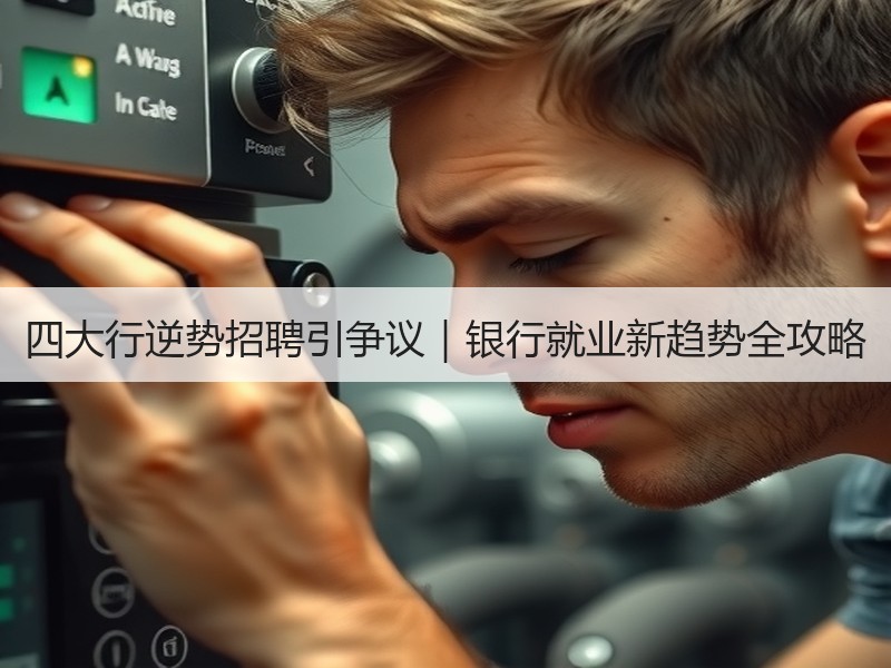 四大行逆势招聘引争议｜银行就业新趋势全攻