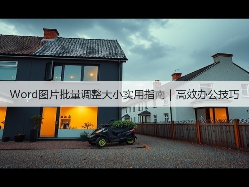 Word图片批量调整大小实用指南｜高效办