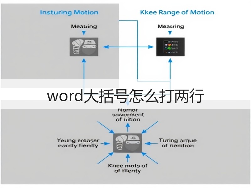 word大括号怎么打两行