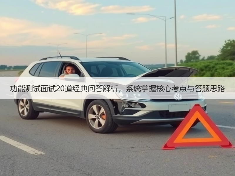 功能测试面试20道经典问答解析，系统掌握