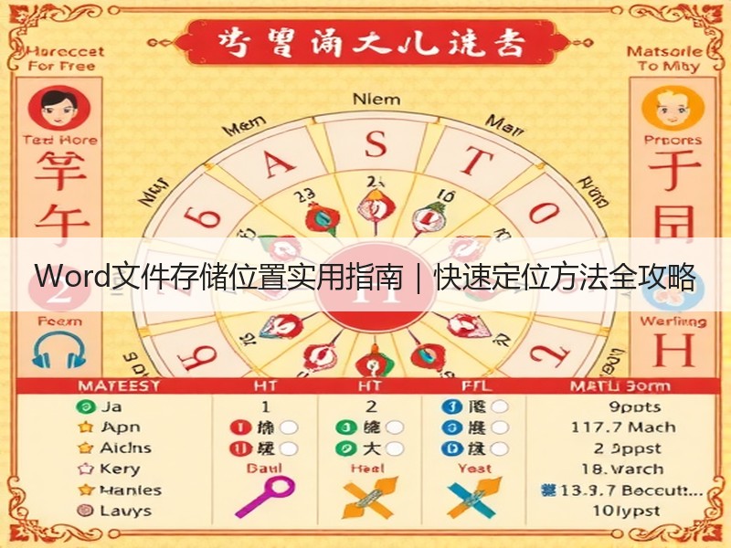 Word文件存储位置实用指南｜快速定位方