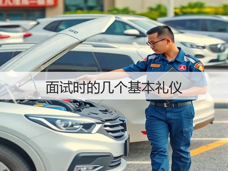 面试时的几个基本礼仪