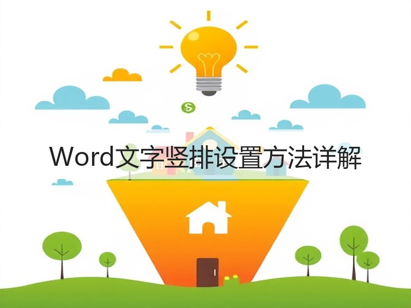 Word文字竖排设置方法详解