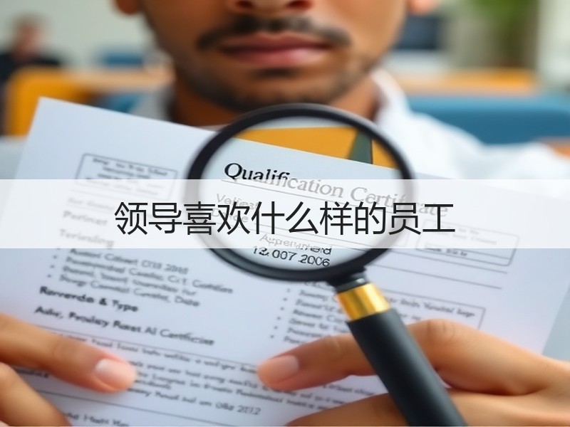 领导喜欢什么样的员工