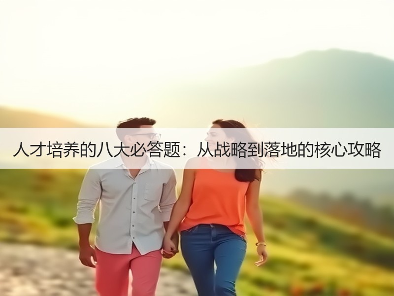 人才培养的八大必答题：从战略到落地的核心