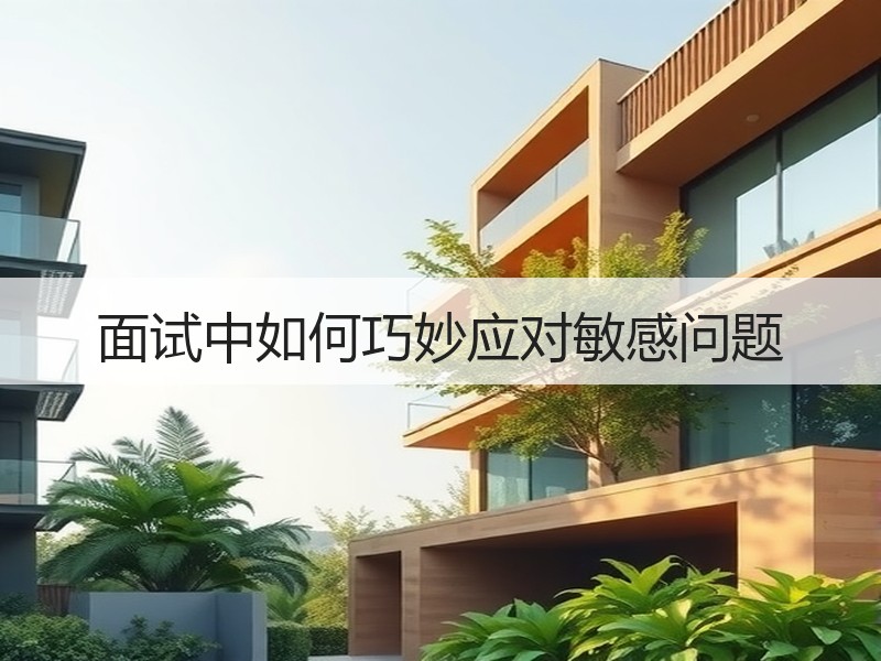 面试中如何巧妙应对敏感问题