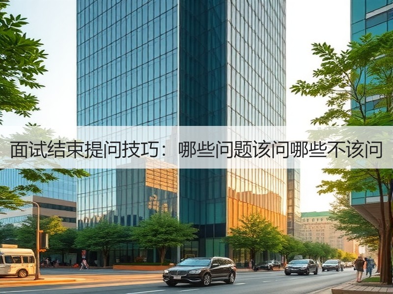 面试结束提问技巧：哪些问题该问哪些不该问